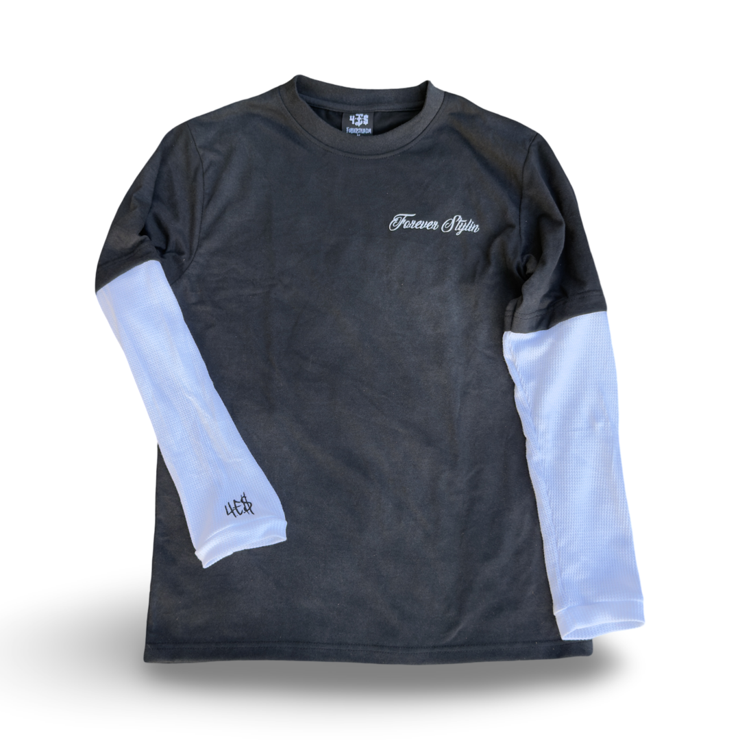 “FS” Vintage Wash Long Sleeve Thermal